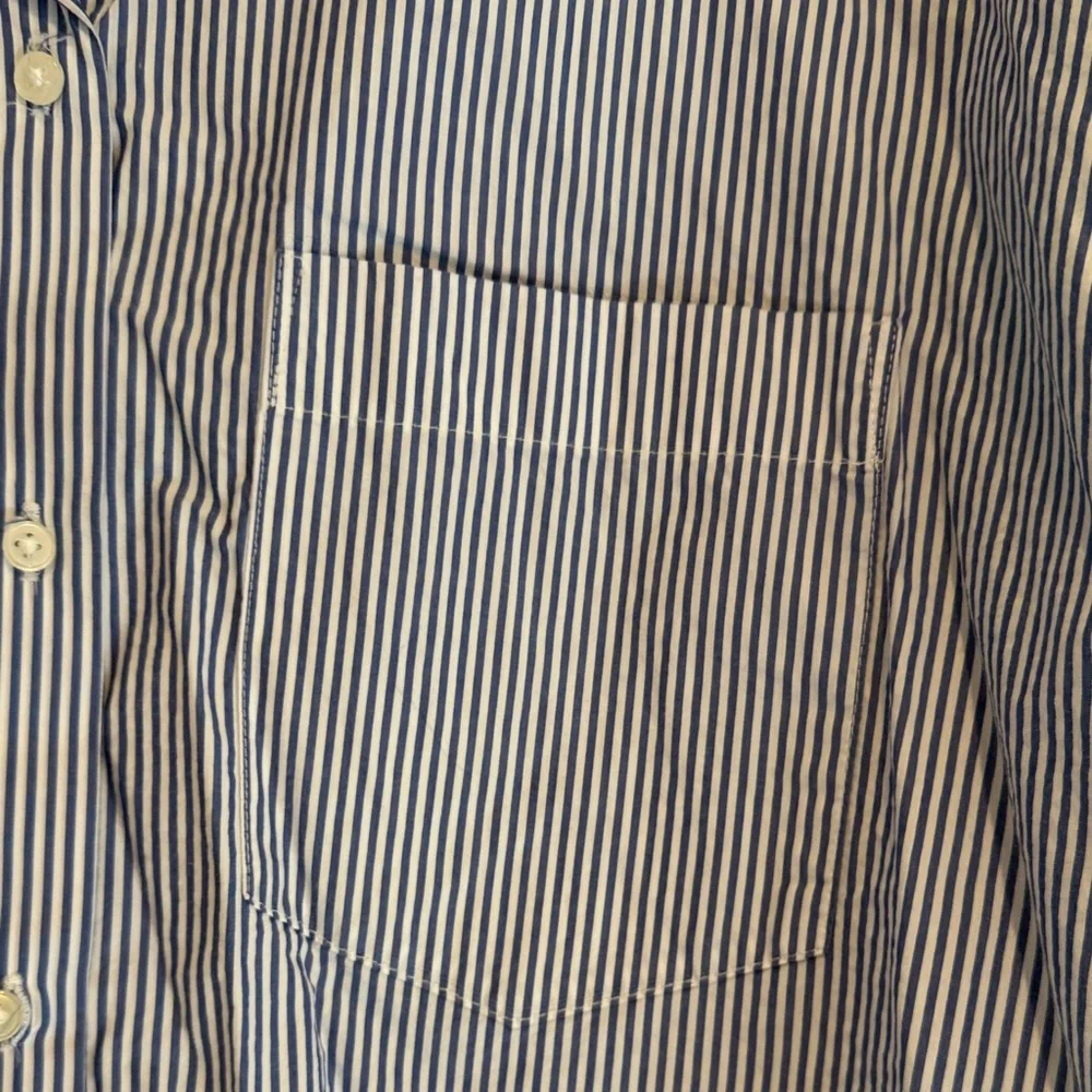 H&M Navy and White Striped Shirt - Picture 7 of 9